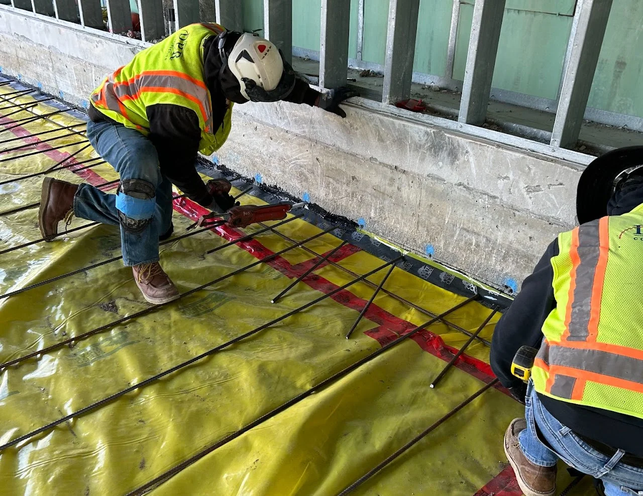 Epoxy dowel inspection detail