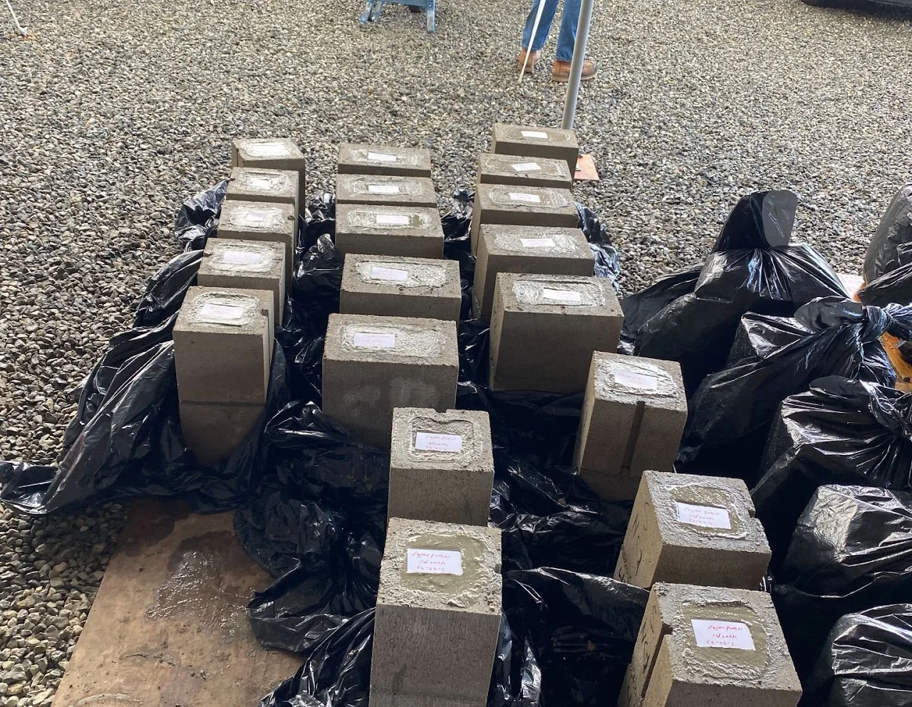 Masonry prisms for field testing