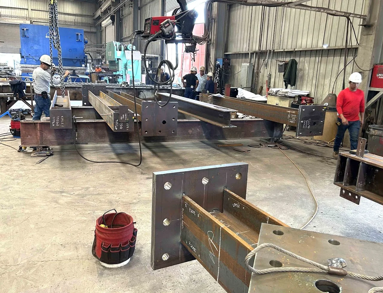Shop material identification and welding inspection